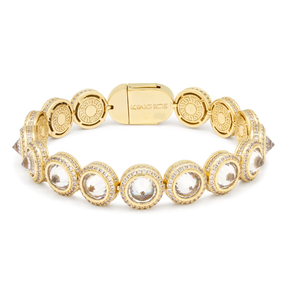 Spike Studded 12mm Tennis Bracelet