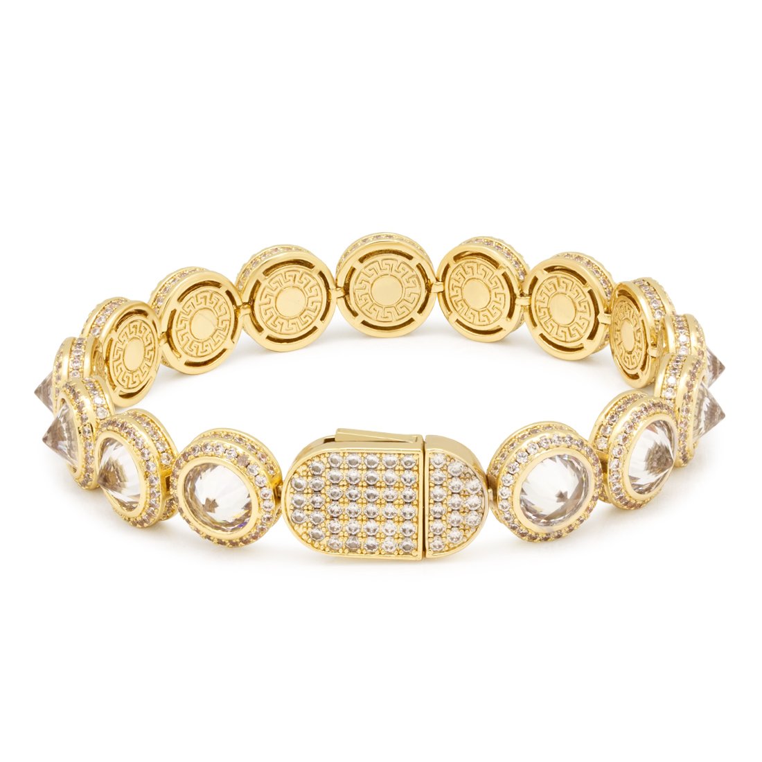 Spike Studded 12mm Tennis Bracelet