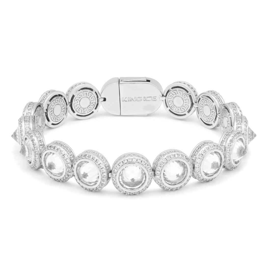 Spike Studded 12mm Tennis Bracelet