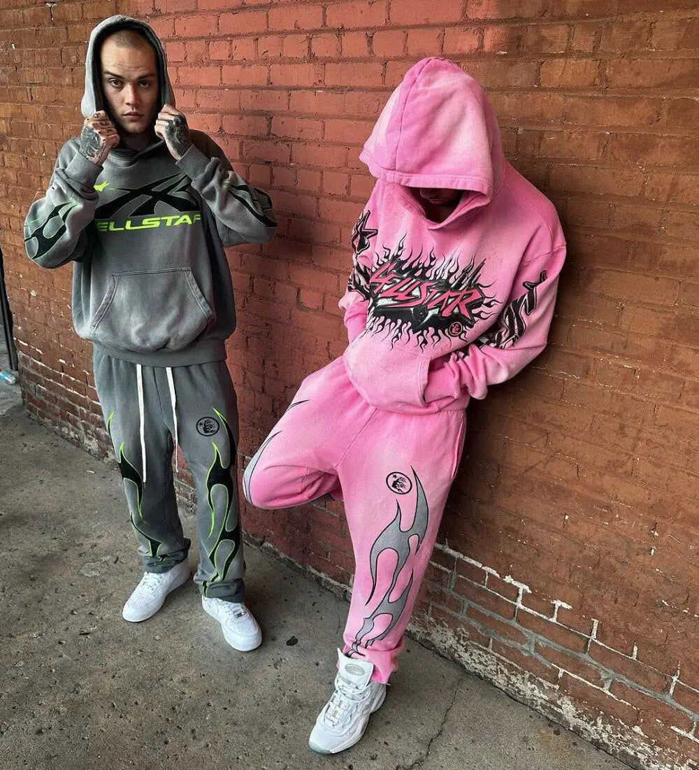 Hellstar Pink & Blue Hoodies