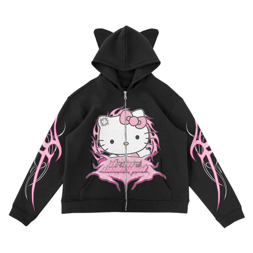 Hello Kitty Y2K Zip-Up