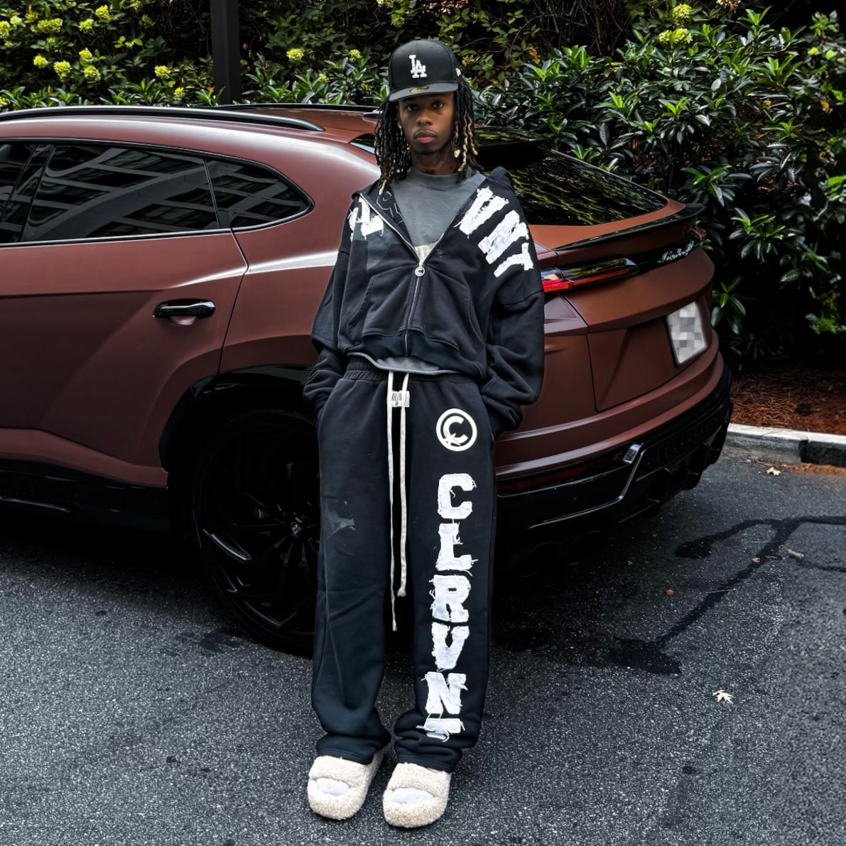 Black CLRVNT Hoodie