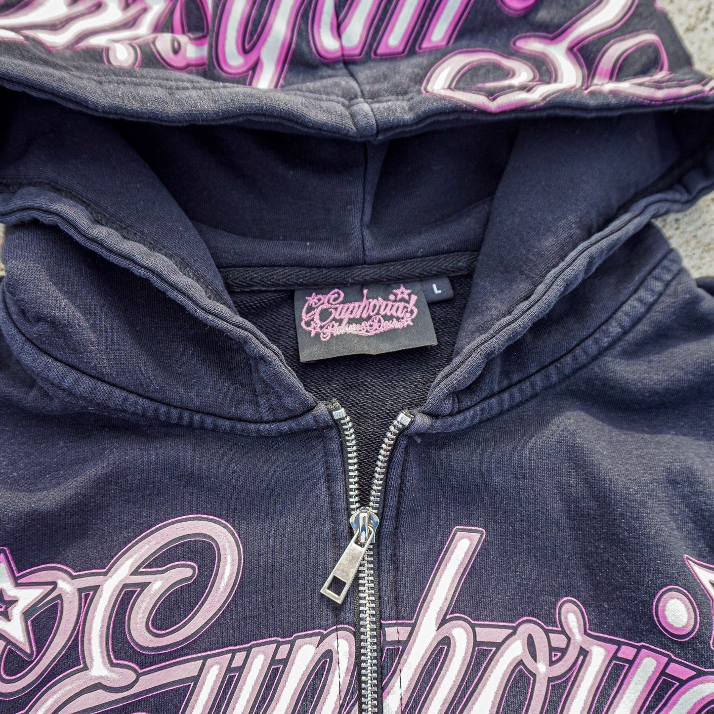 Pleasure & Desire Zip Up - Black