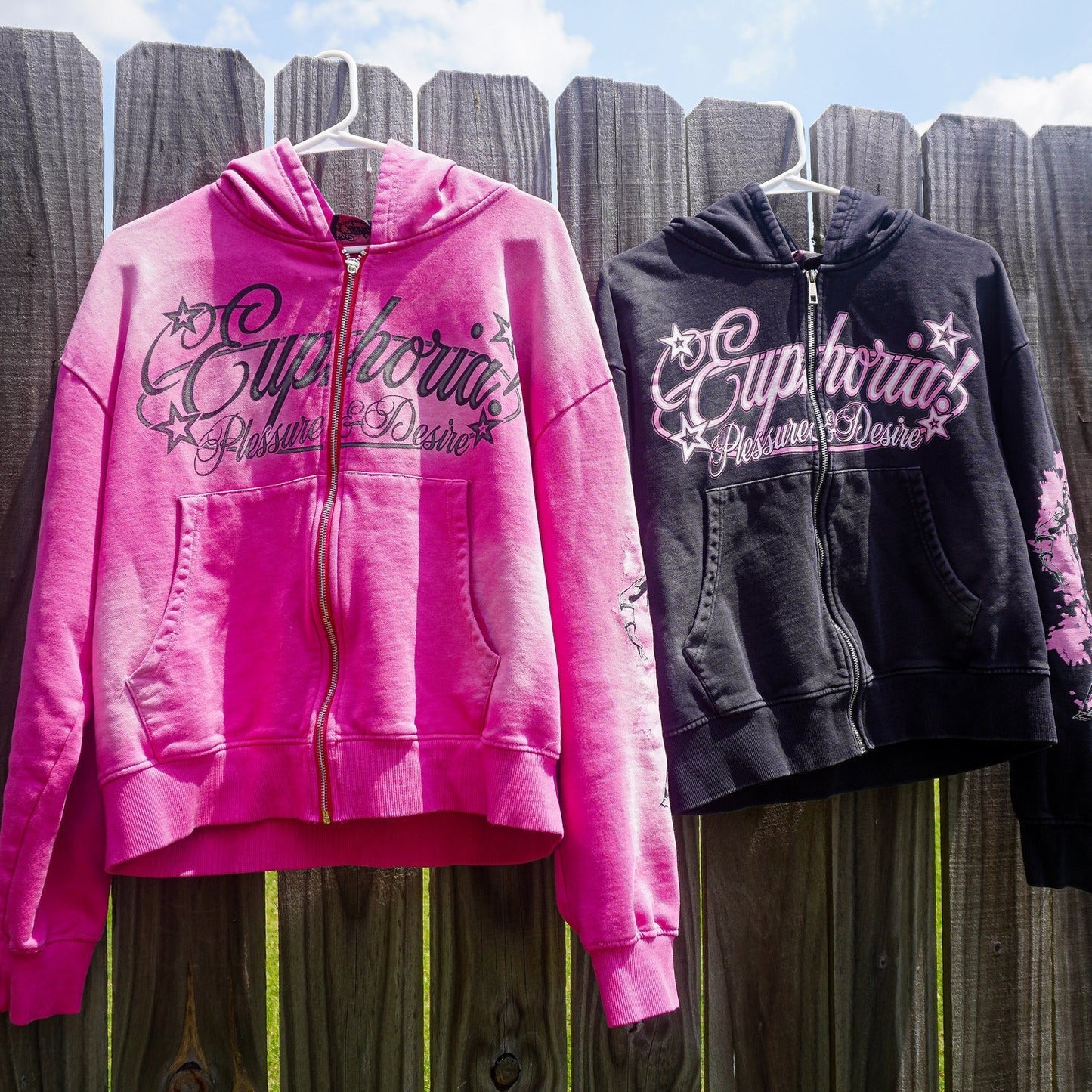 Pleasure & Desire Zip Up - Pink