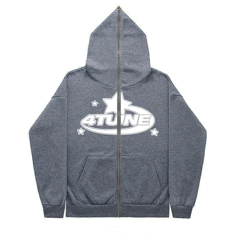 Y2K 4tune Style Zip Jacket