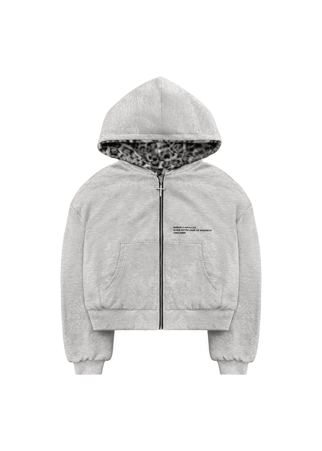 Snow Leopard Zip-Up