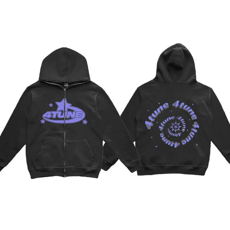 Y2K 4tune Style Zip Jacket