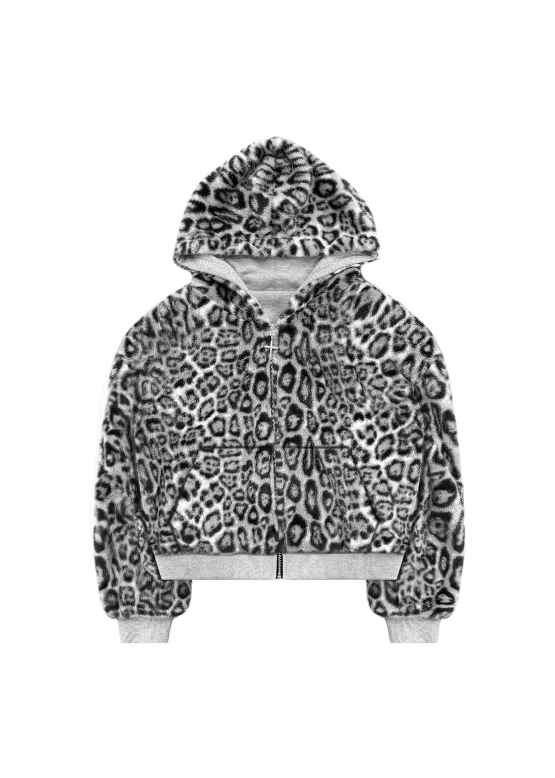 Snow Leopard Zip-Up