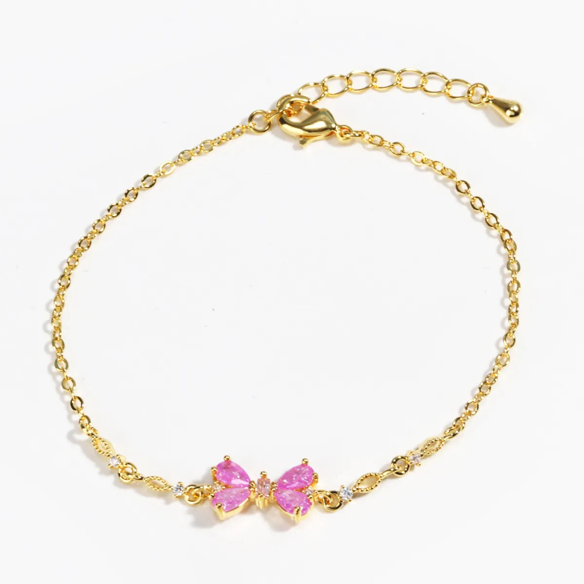 Y2K Rhinestone Chain Bracelet