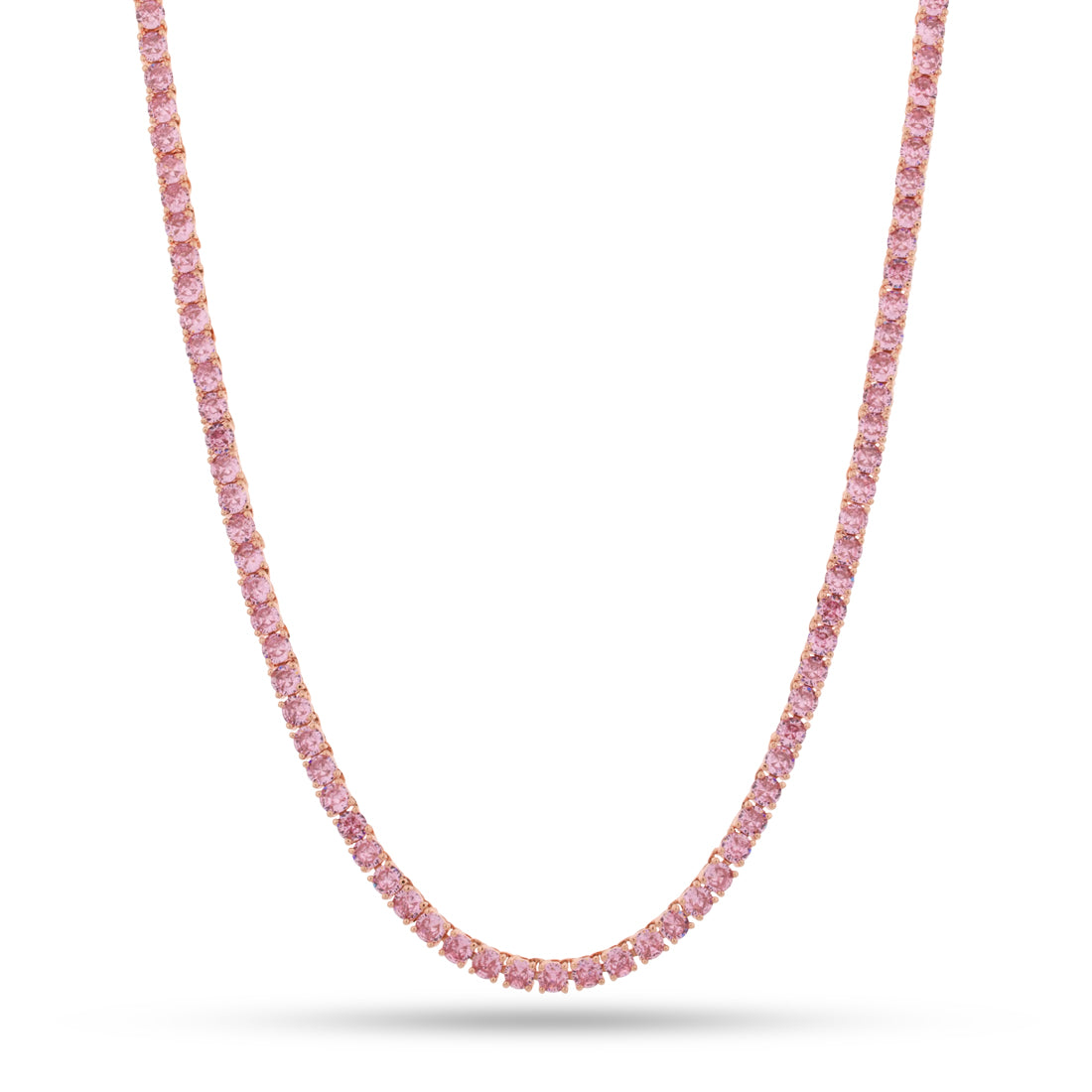 Pink 4mm Tennis Chain