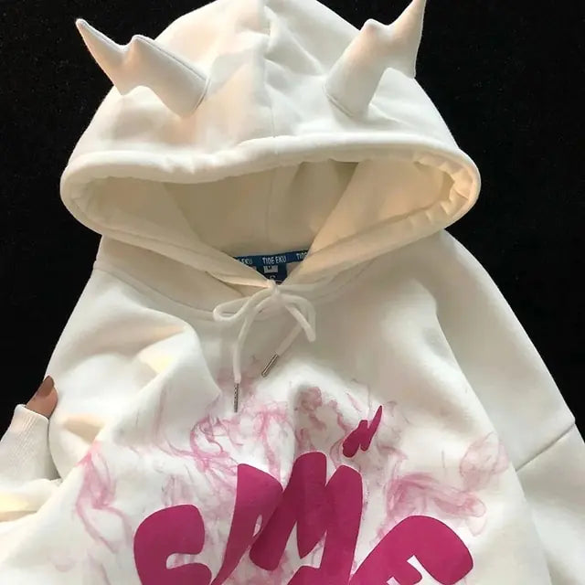 Y2K Horned Hoodie