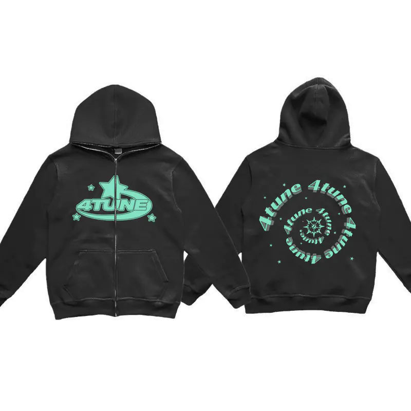 Y2K 4tune Style Zip Jacket
