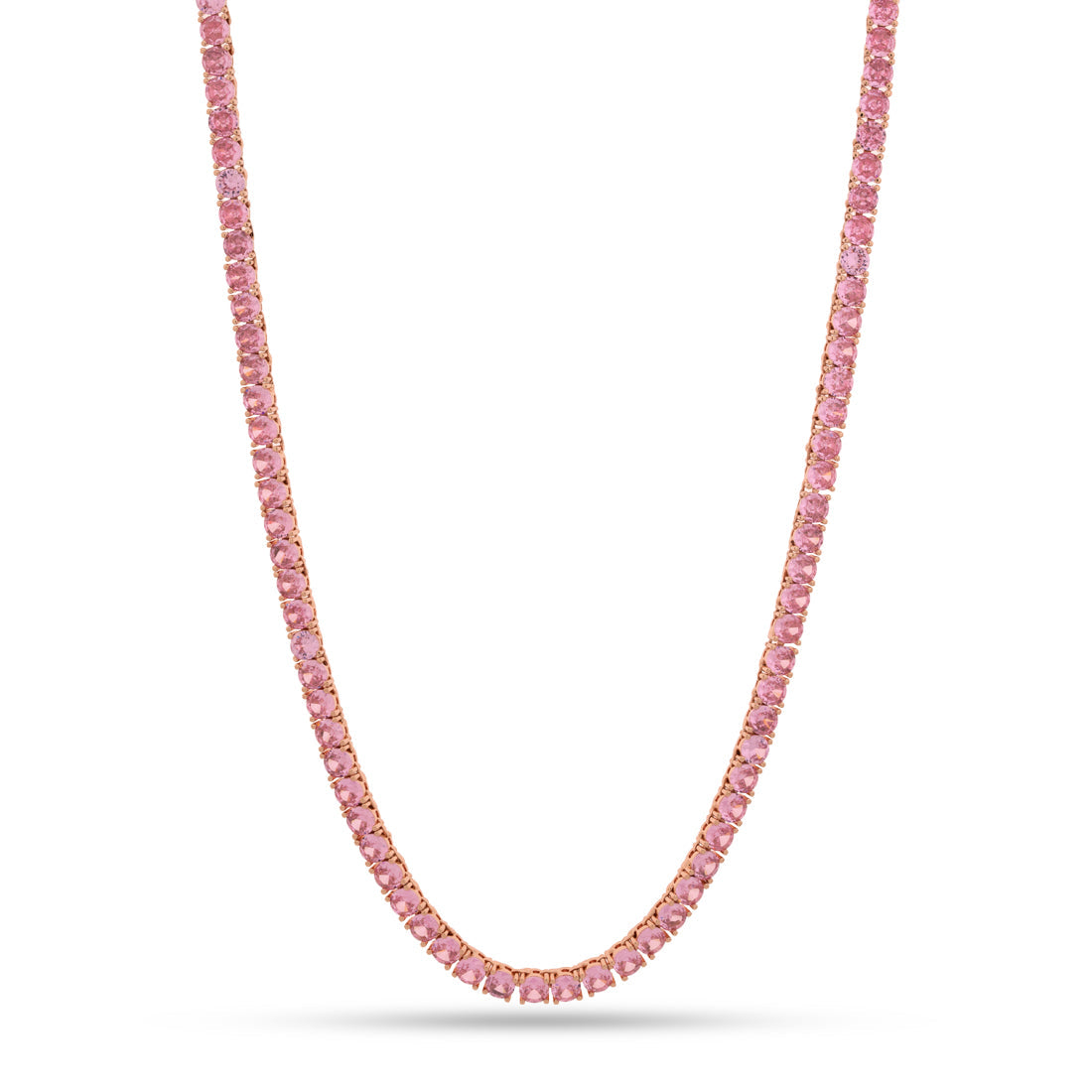 Pink 5mm Tennis Chain