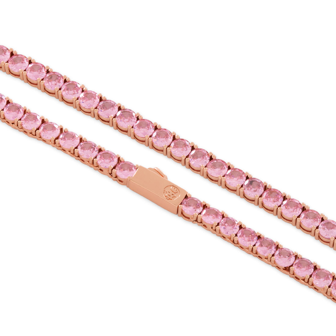 Pink 5mm Tennis Chain