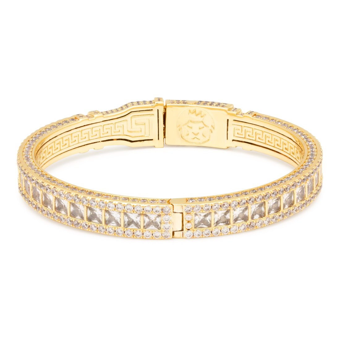 Princess Cut 8mm Bangle Bracelet