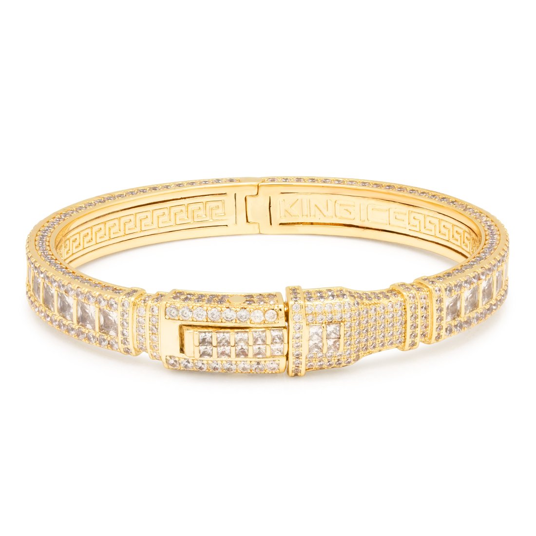Princess Cut 8mm Bangle Bracelet