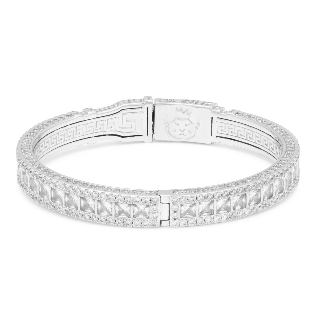 Princess Cut 8mm Bangle Bracelet