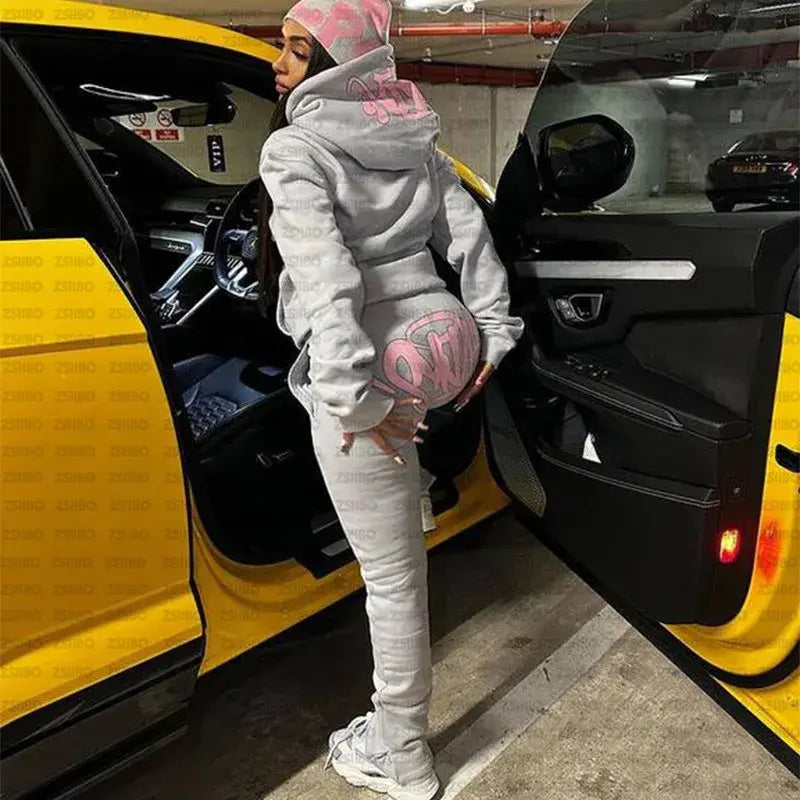 Graffiti Y2K Streetwear Hoodies & Sweatpants