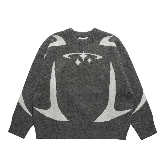 Solus LLC Vintage Knitwear Star Sweater