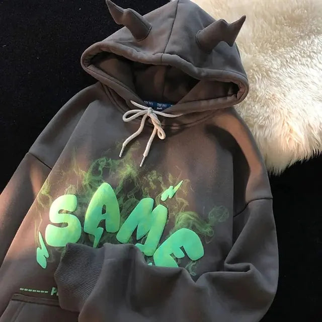 Y2K Horned Hoodie