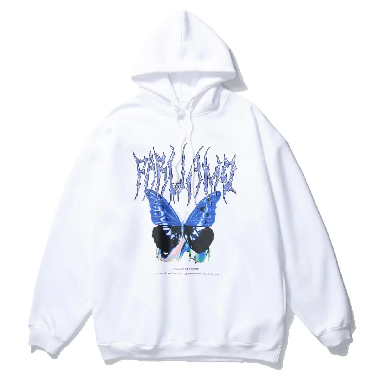 Unisex Butterfly Print Hoodie