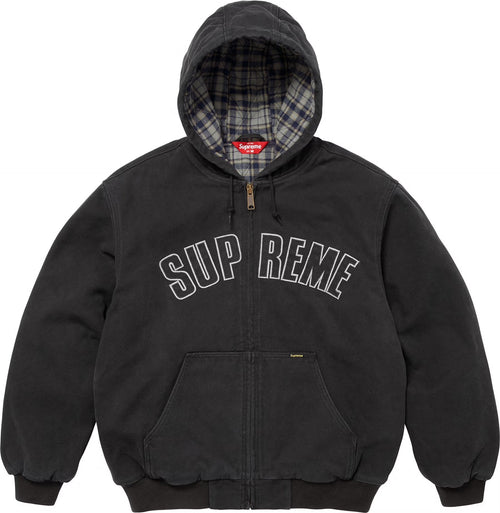 Plaid-Lined Work Jacket