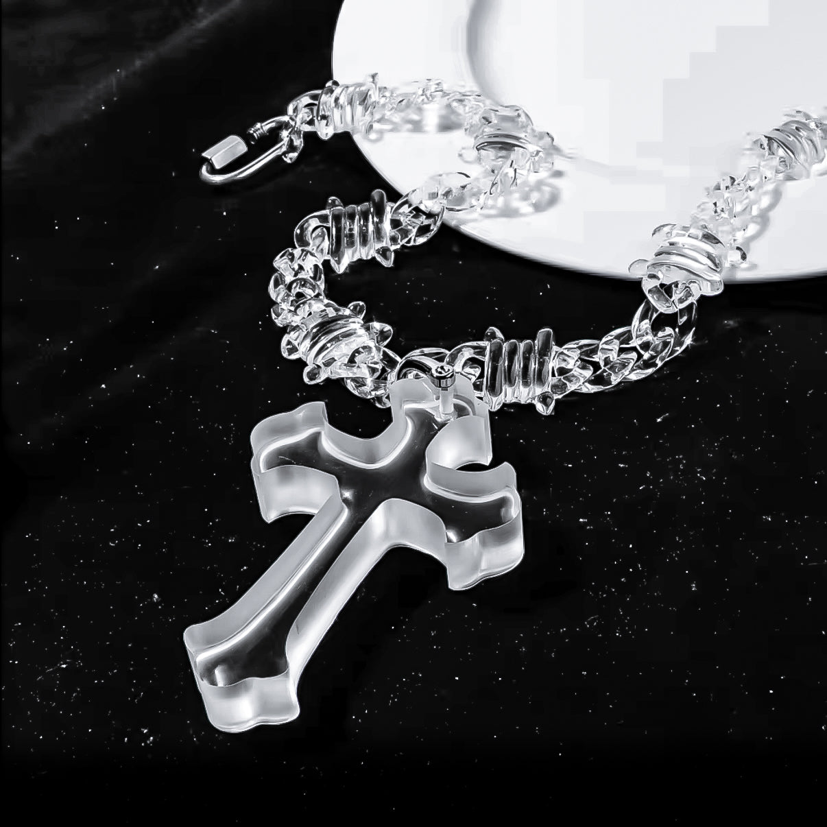 Phantom Cross Link Necklace