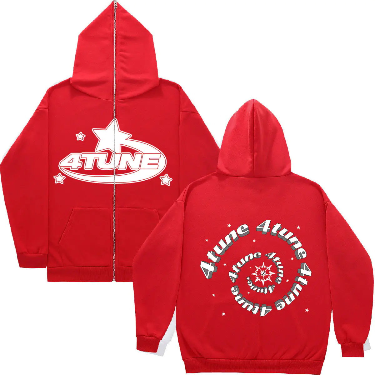 Y2K 4tune Style Zip Jacket