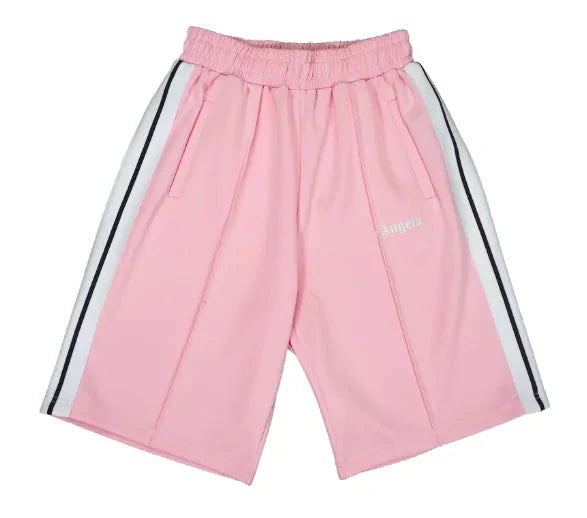 Y2K Unisex Striped Retro Casual Shorts (One Piece)