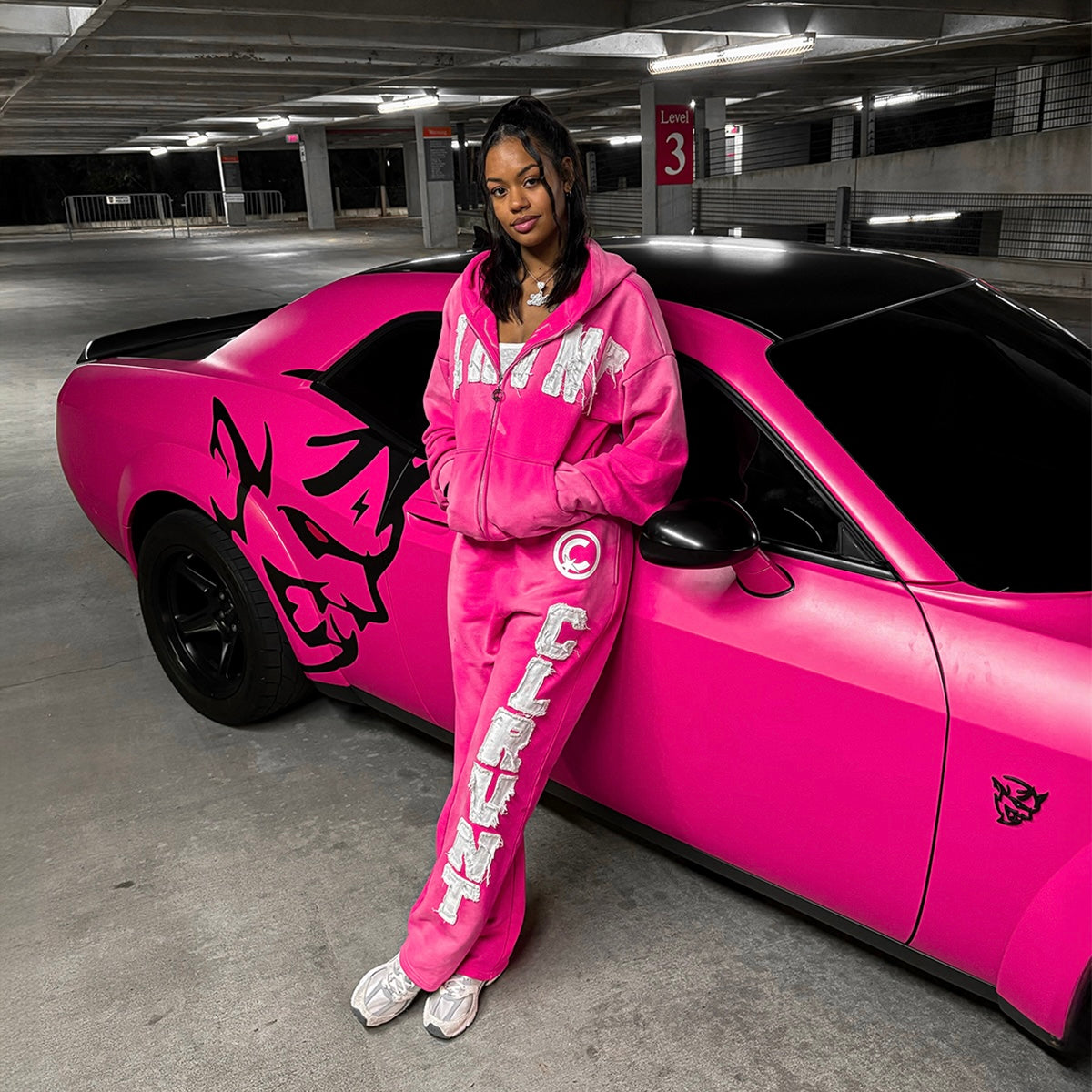 Pink CLRVNT Sweatpants