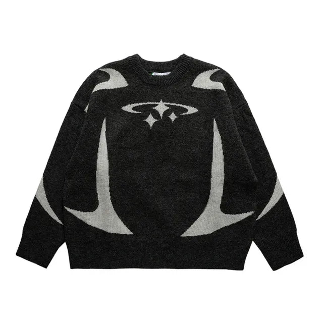 Solus LLC Vintage Knitwear Star Sweater