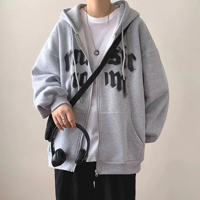 Y2K Rhinestone Zip-Up