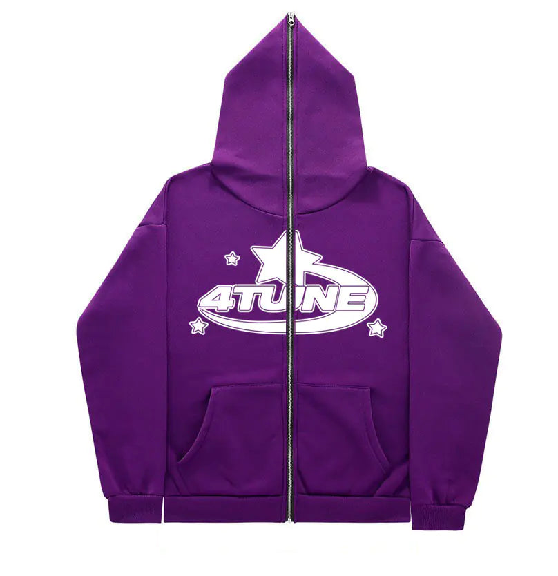 Y2K 4tune Style Zip Jacket