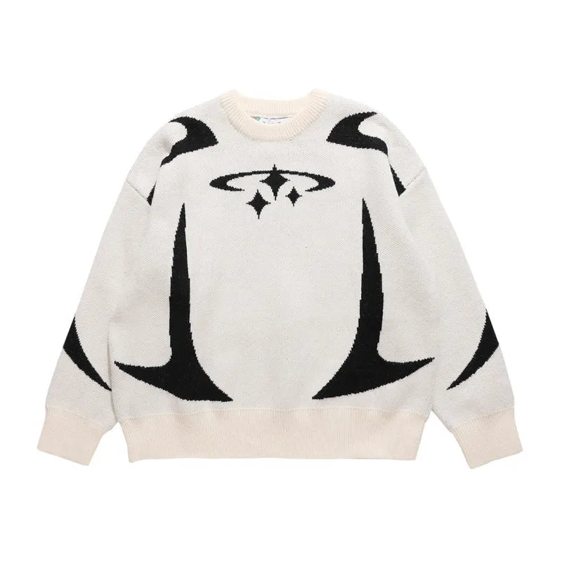 Solus LLC Vintage Knitwear Star Sweater