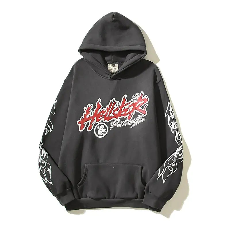 Hellstar Streetwear Grey Hoodie