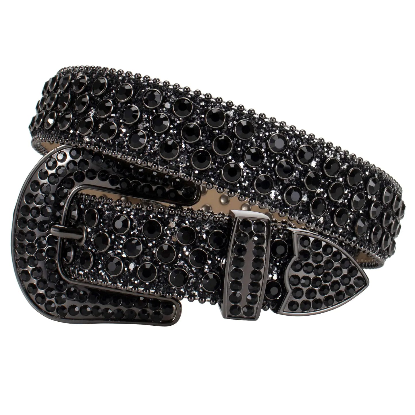 Rhinestone Belt for Men Women Shining Diamond Belt