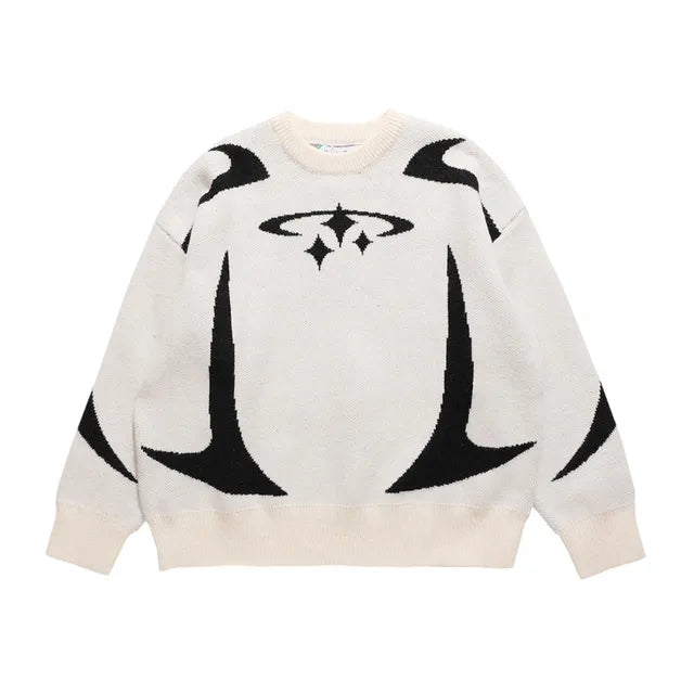 Solus LLC Vintage Knitwear Star Sweater