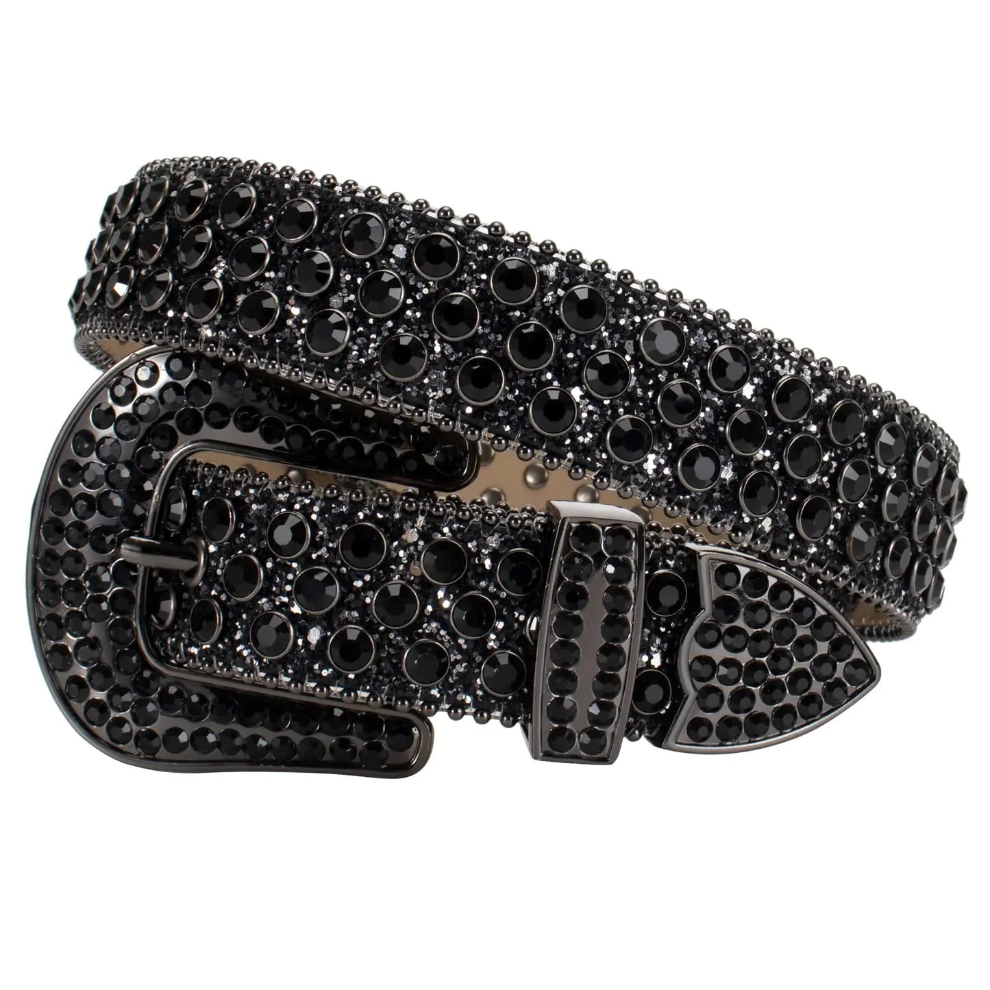 Rhinestone Belt for Men Women Shining Diamond Belt