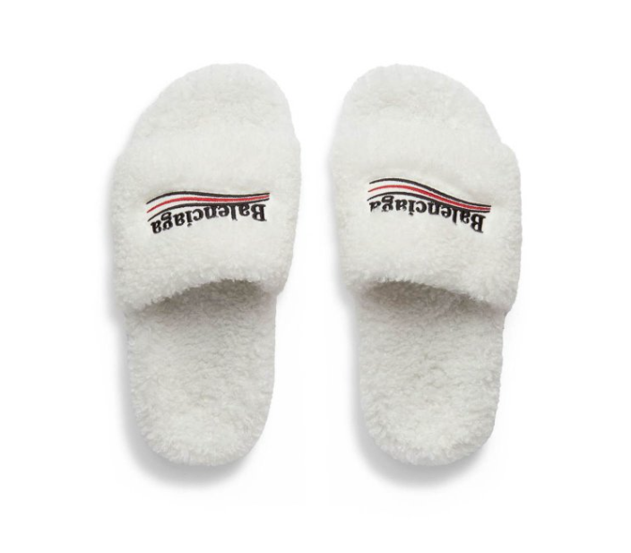 Balenciaga Fuzzy Slides