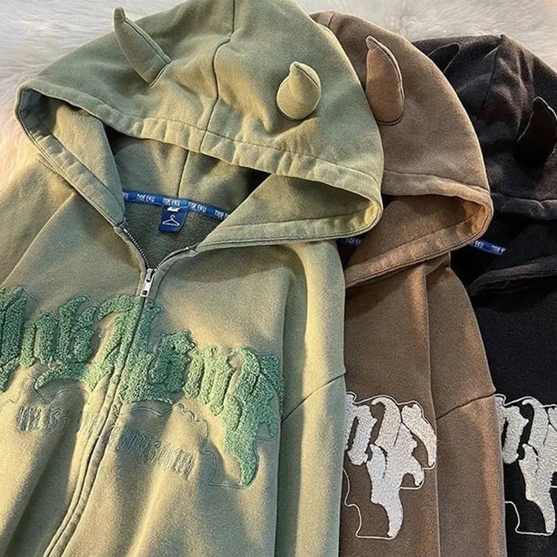 Y2K Horned Hoodie
