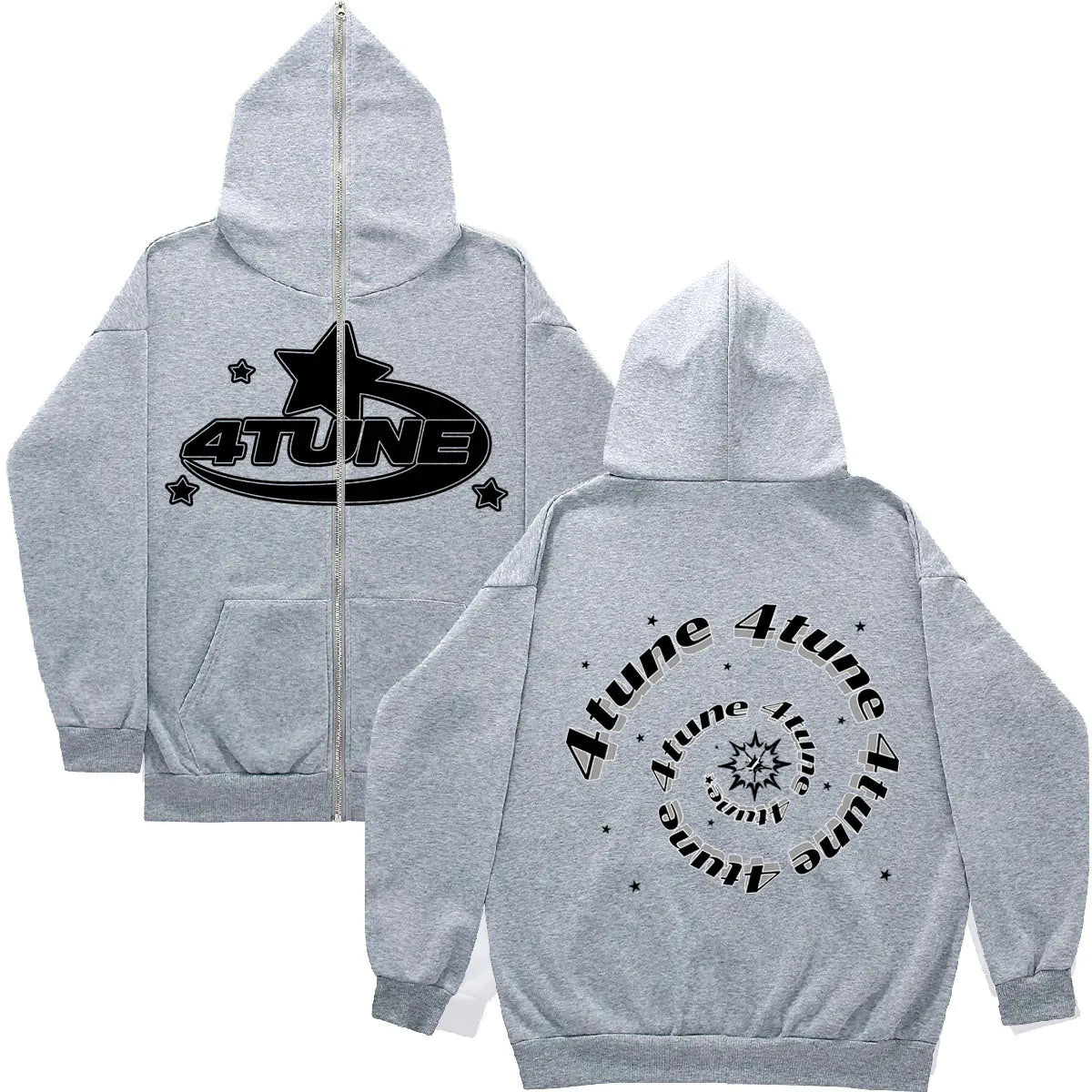 Y2K 4tune Style Zip Jacket