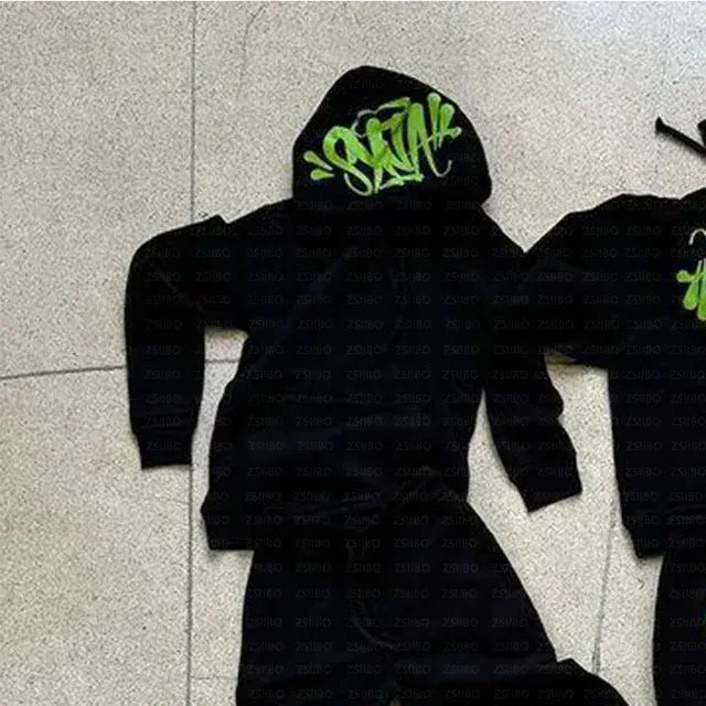 Graffiti Y2K Streetwear Hoodies & Sweatpants