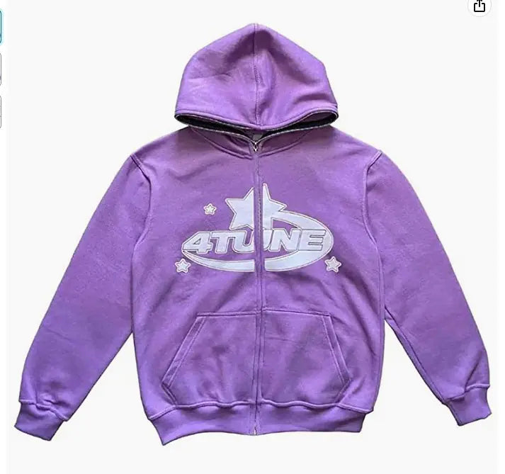 Y2K 4tune Style Zip Jacket