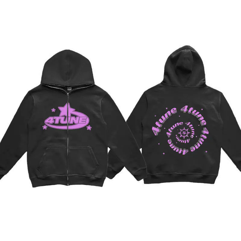 Y2K 4tune Style Zip Jacket