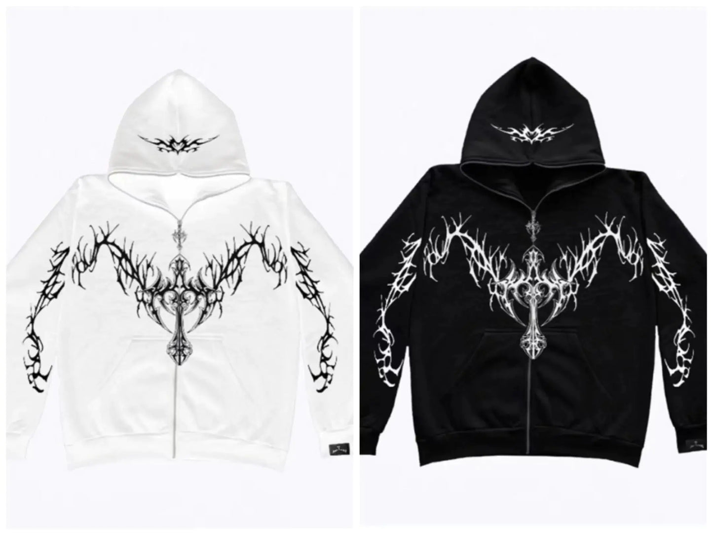 Y2K Grunge Zip-Up