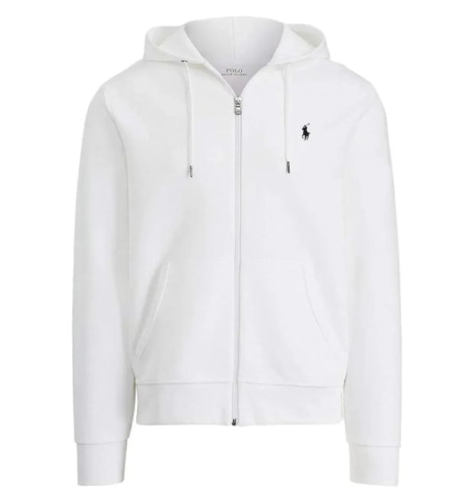 Polo White Zip-Up