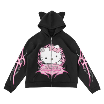 Hello Kitty Y2K Zip-Up
