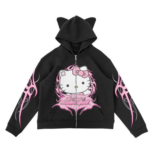 Hello Kitty Y2K Zip-Up