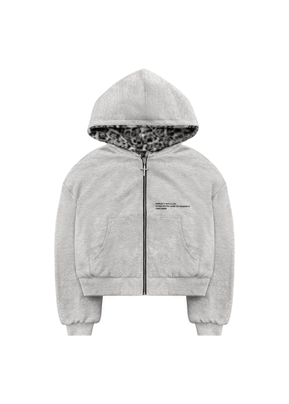 Snow Leopard Zip-Up