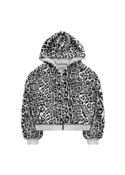 Snow Leopard Zip-Up